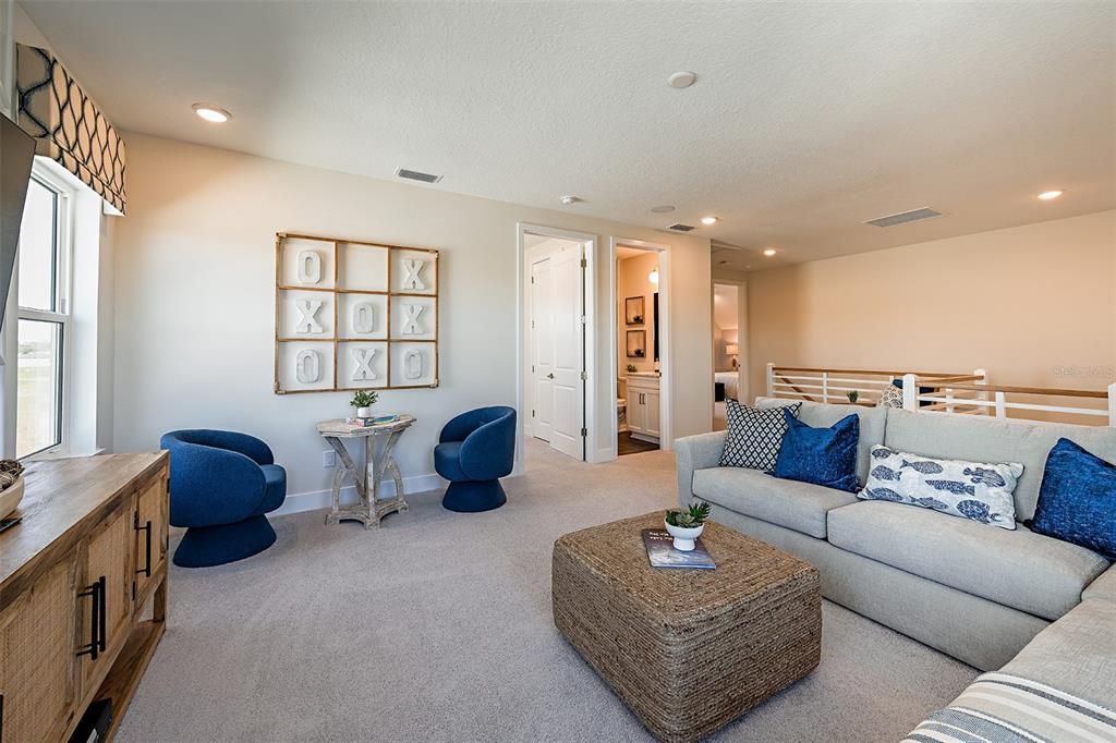 Interior, Living room, Recessed Lighting