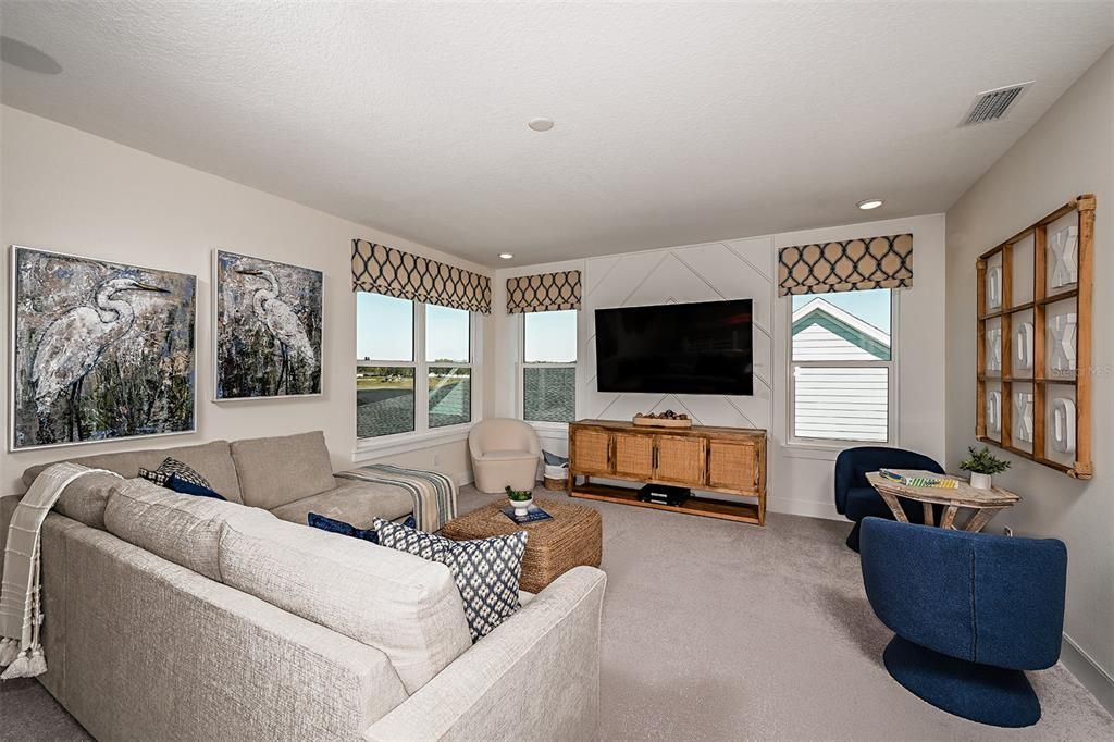 Interior, Living room, Recessed Lighting