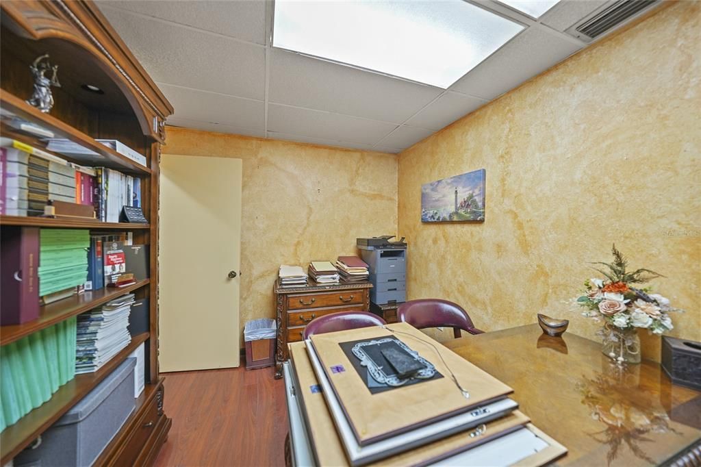 Home Office, Interior, Wood Texture Flooring