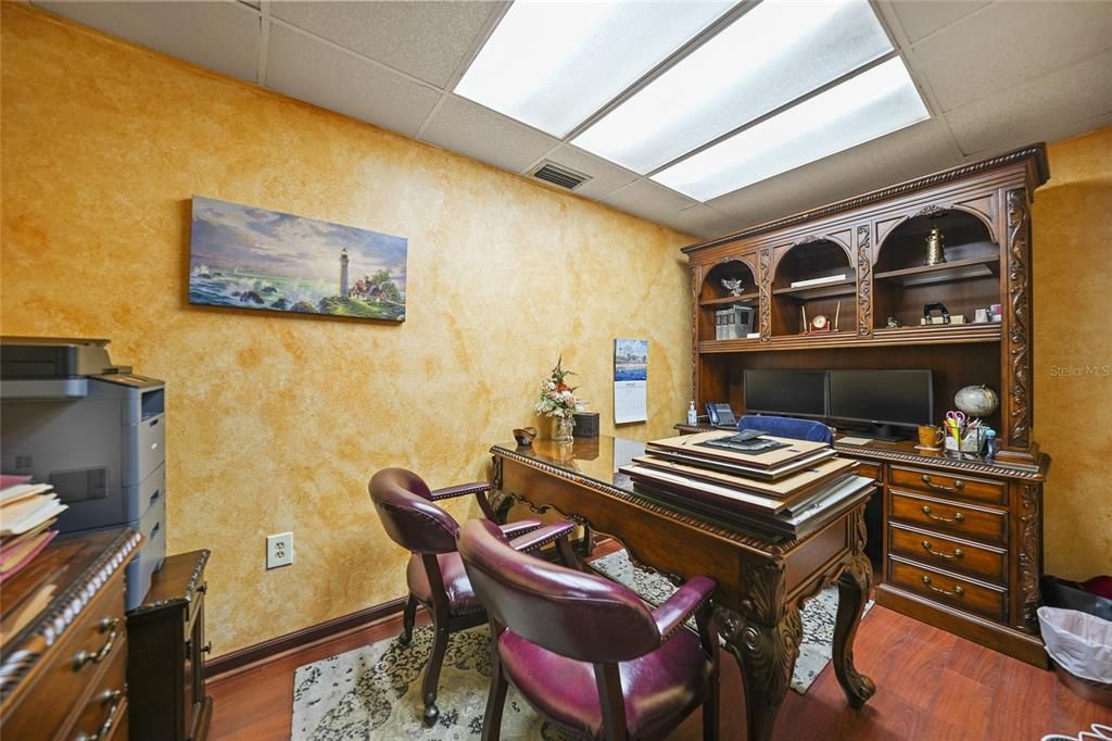 Home Office, Interior, Wood Texture Flooring