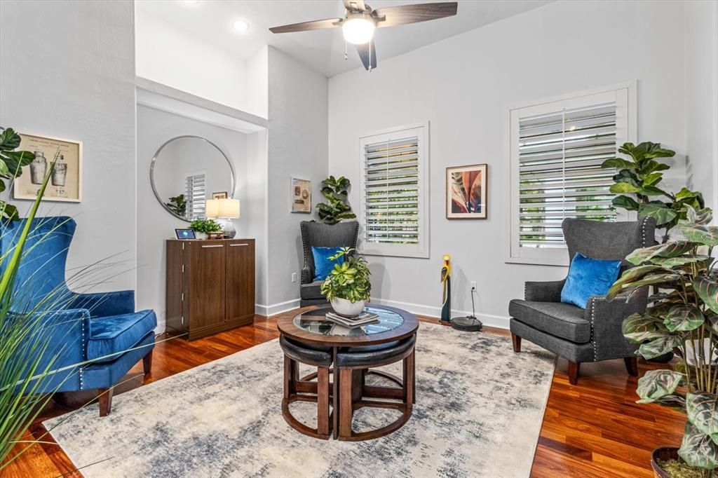 Interior, Recessed Lighting, Wood Texture Flooring