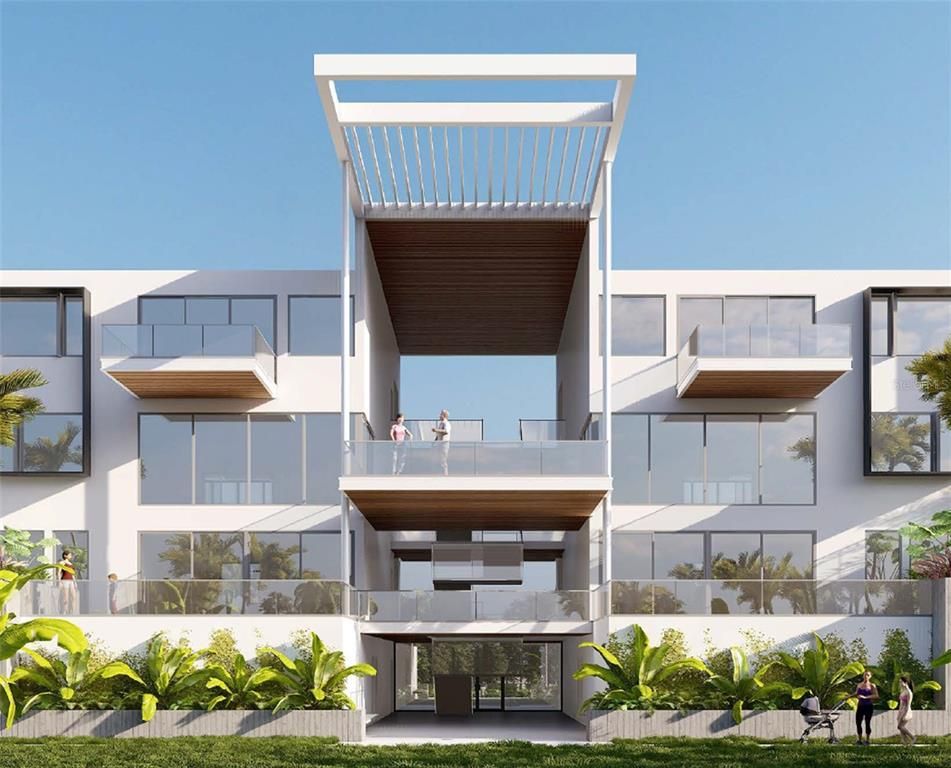 Exterior, Facade, Modern