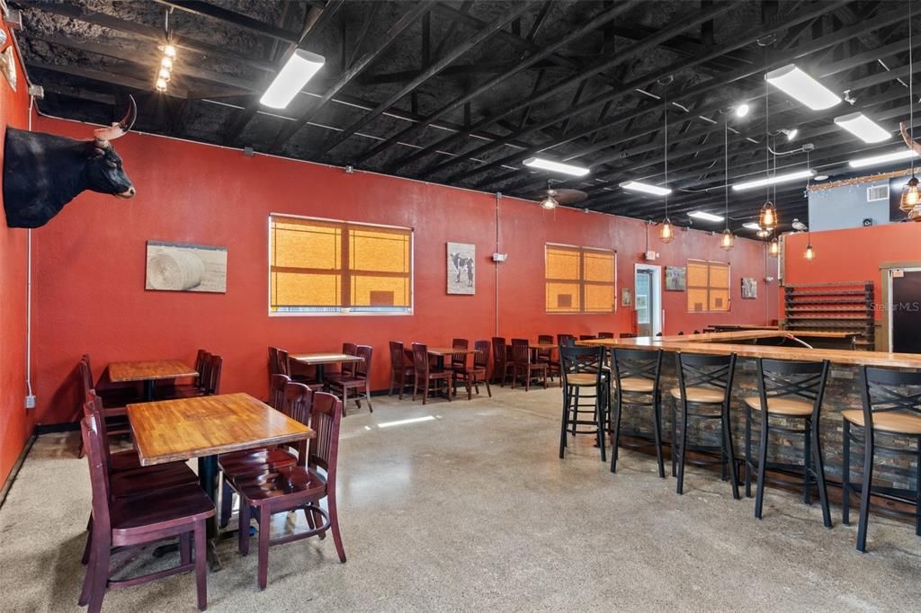 Dining room, Interior, Recessed Lighting