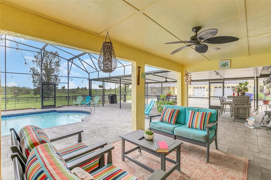 Dining room, Glass Ceilings, Interior, Pool, Sun Room