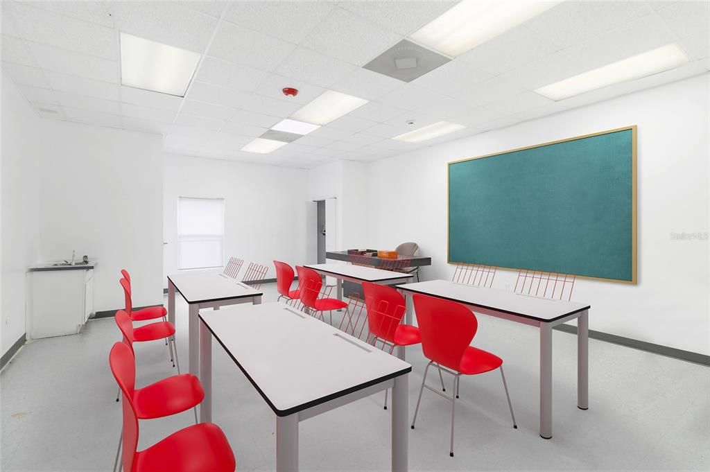 Dining room, Interior, Recessed Lighting