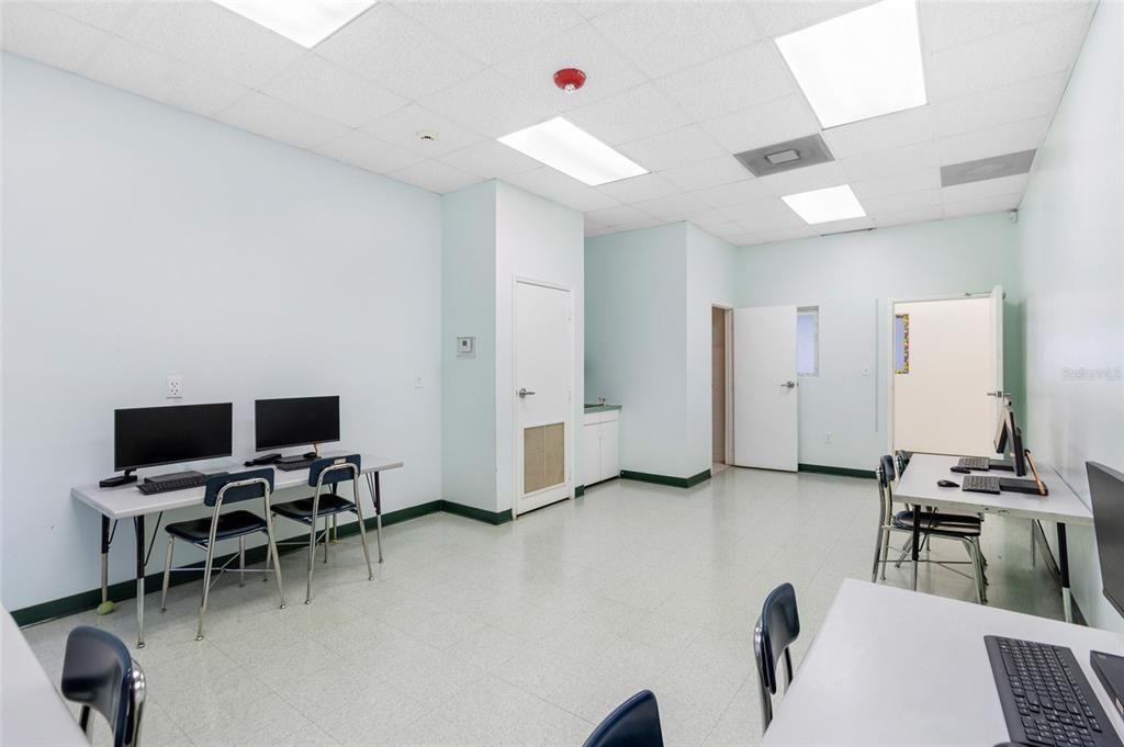 Home Office, Interior, Recessed Lighting