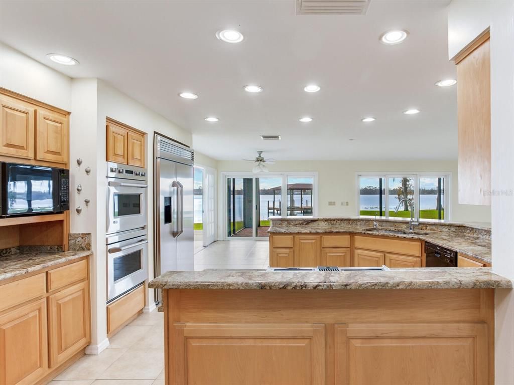 Interior, Kitchen, Recessed Lighting, Stainless Steel Appliances
