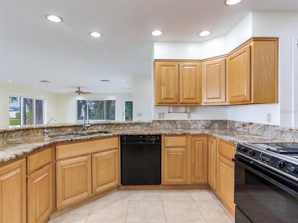 Interior, Kitchen, Recessed Lighting