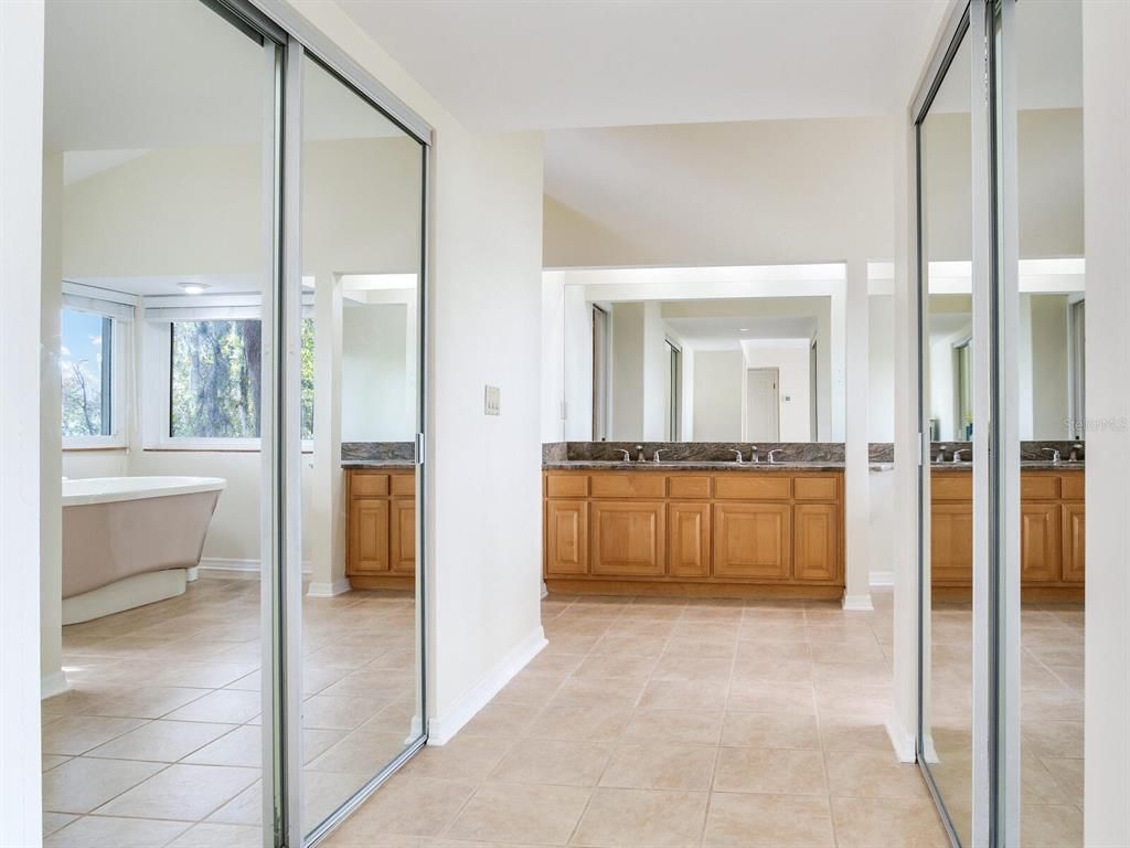 Bathroom, Dual Sink Vanities, Free Standing Baths, Interior