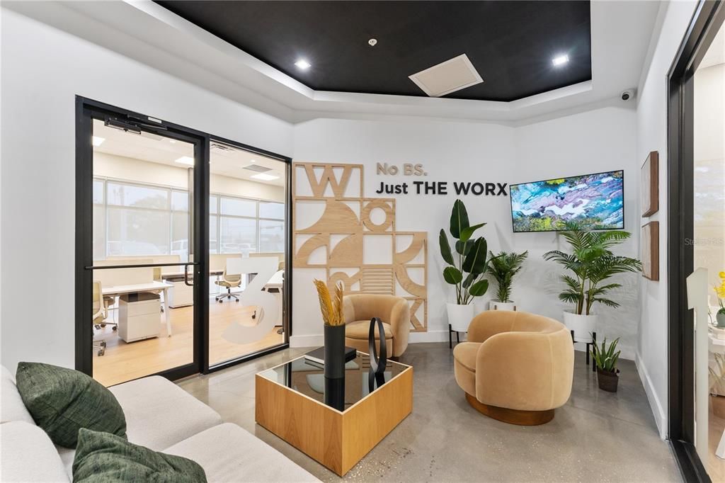 Interior, Living room, Recessed Lighting