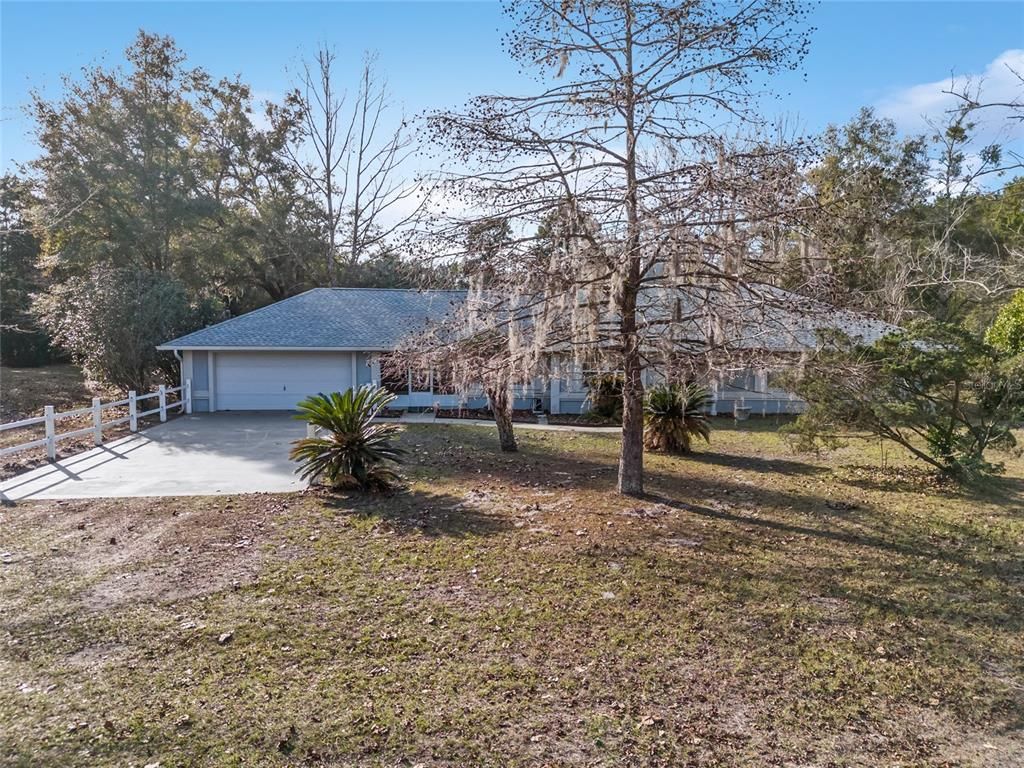 Backyard, Detached Garage, Exterior