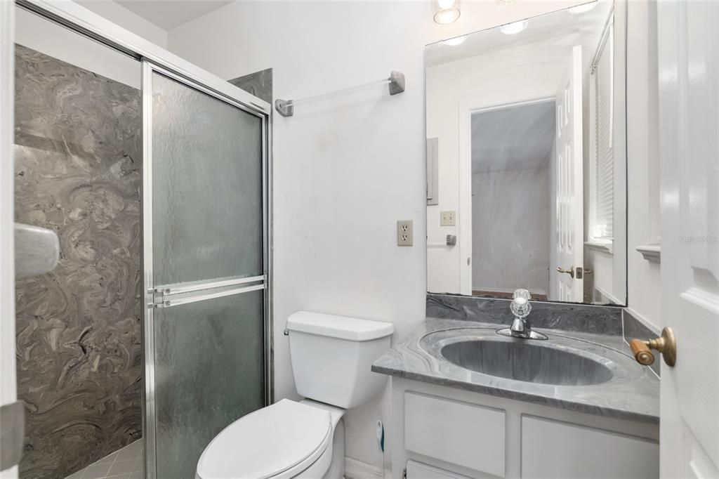 Bathroom, Glass Shower, Interior