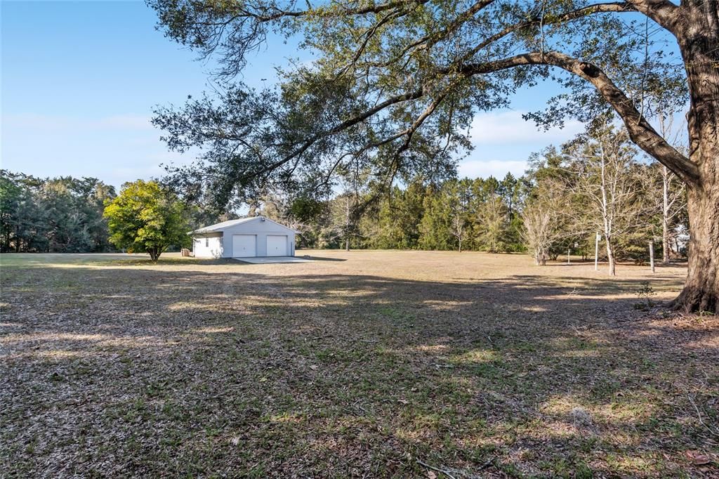 Backyard, Detached Garage, Exterior