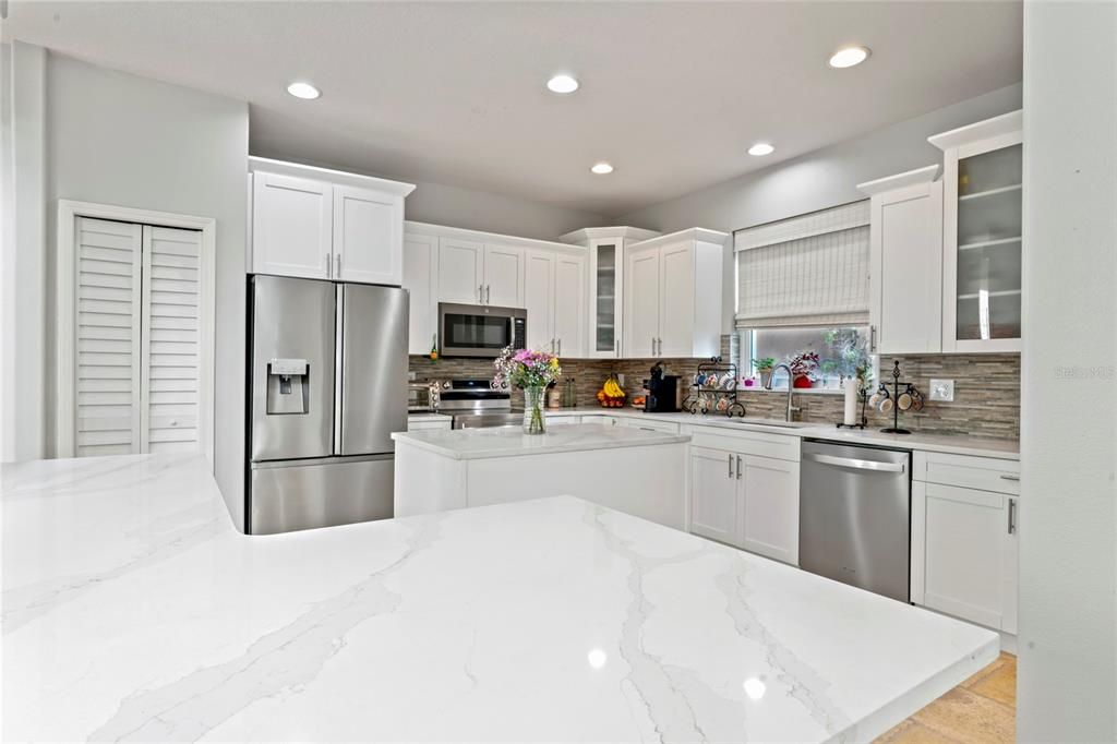 Interior, Kitchen, Recessed Lighting, Stainless Steel Appliances