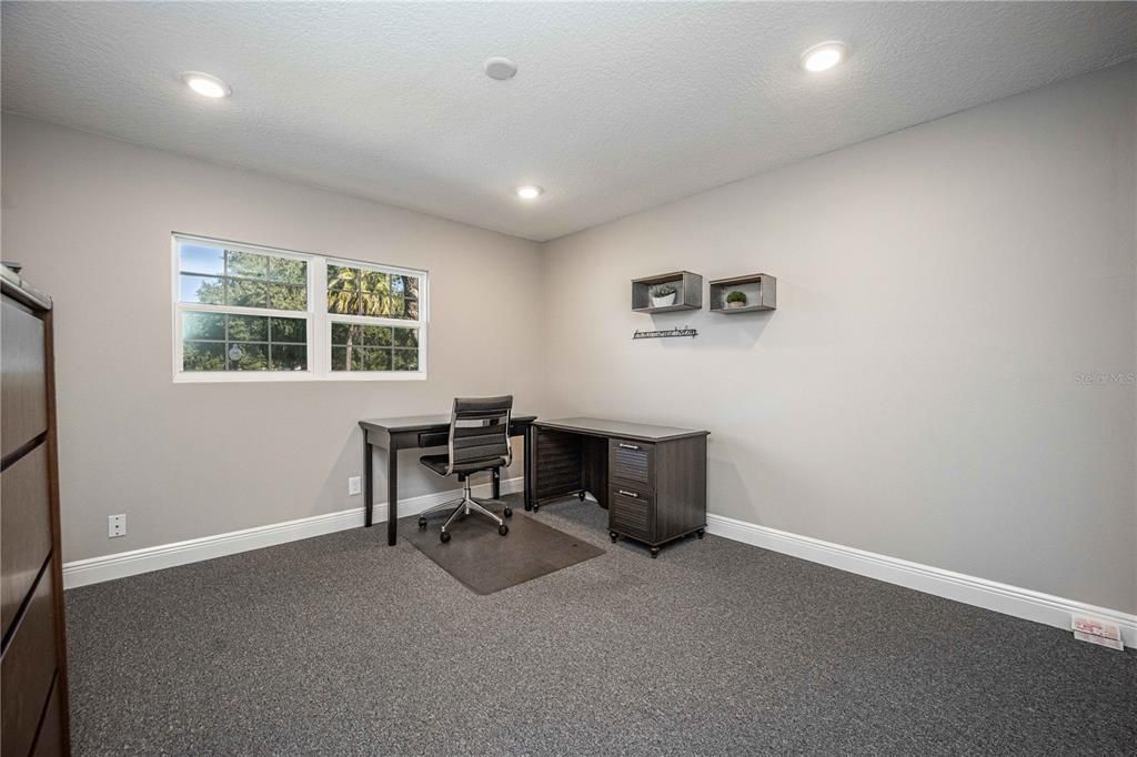 Home Office, Interior, Recessed Lighting