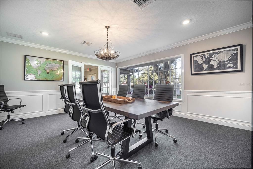 Home Office, Interior, Pendant Lights, Recessed Lighting