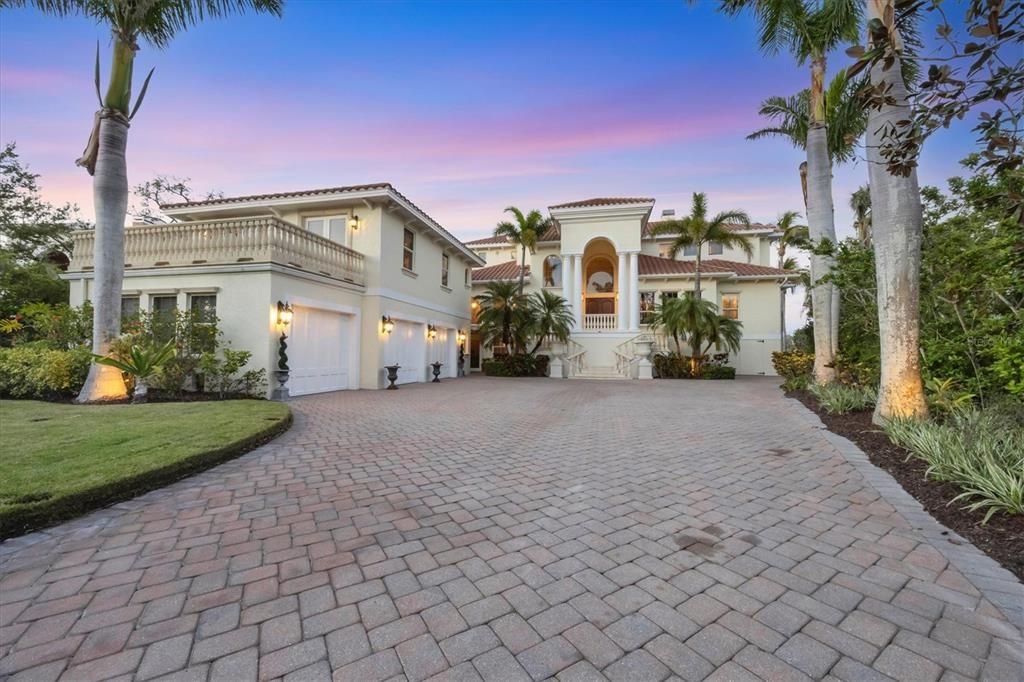 Attached, Backyard, Exterior, Facade, Mediterranean