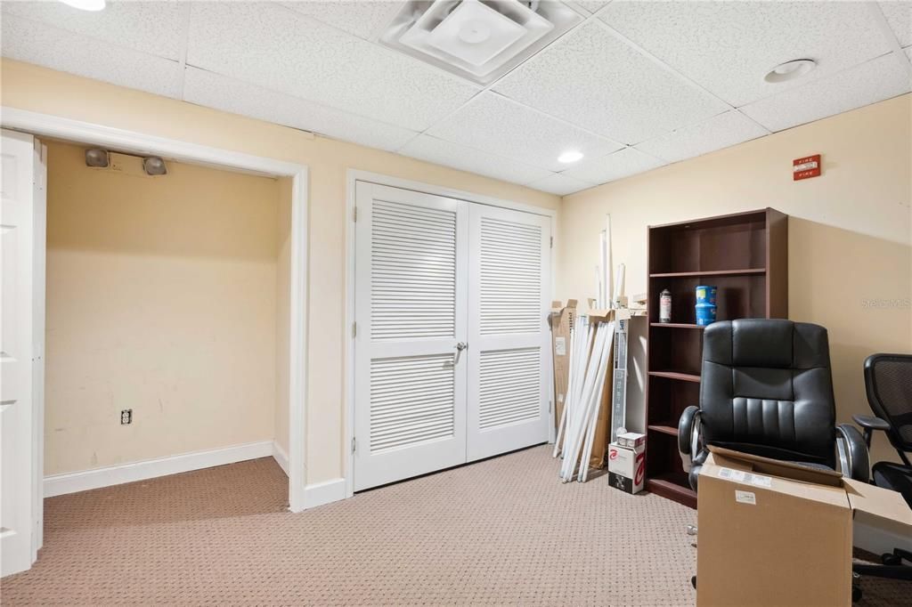 Home Office, Interior, Recessed Lighting