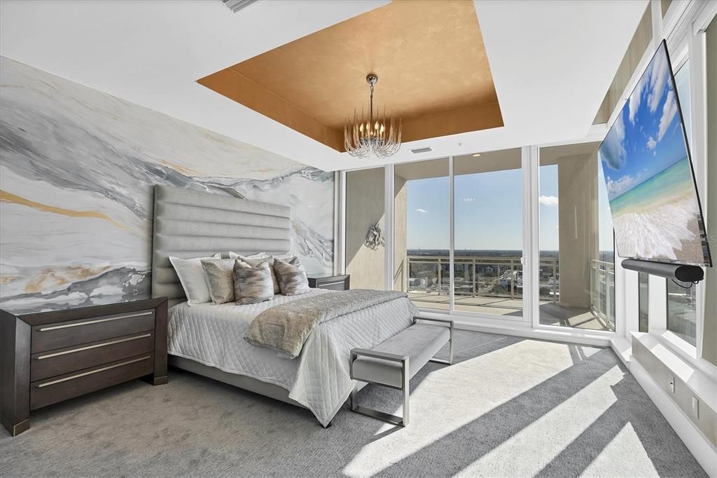 Bedroom, Interior, Pendant Lights