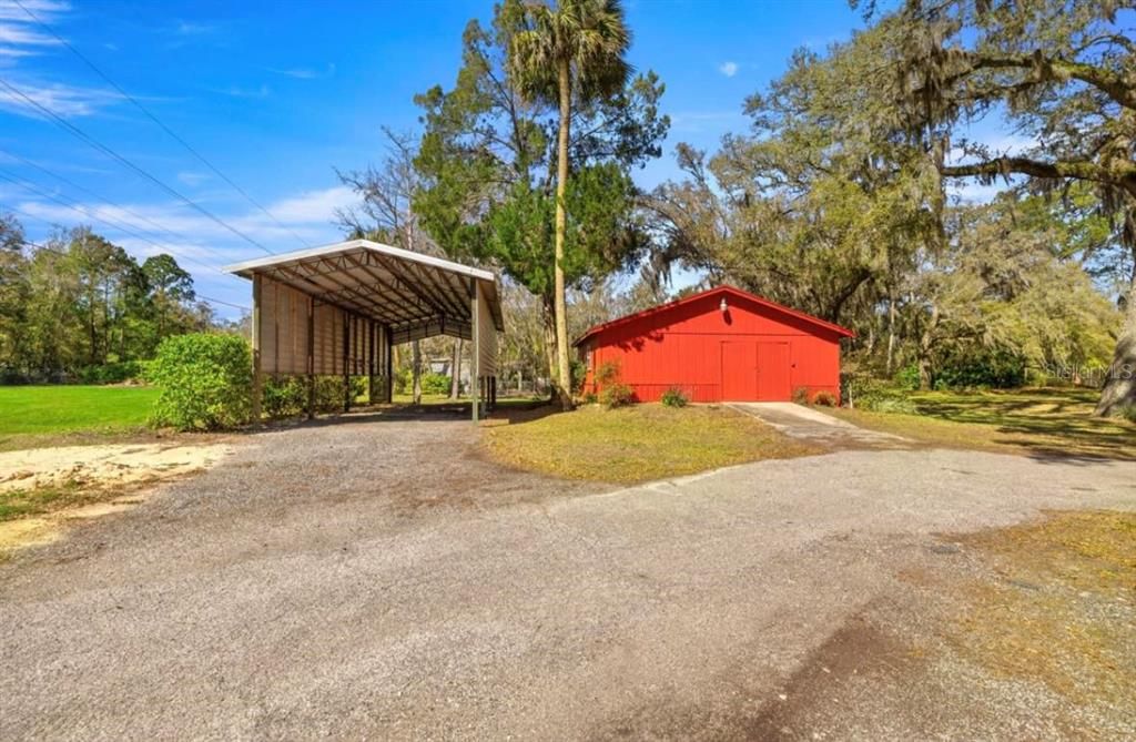 Backyard, Detached Garage, Exterior