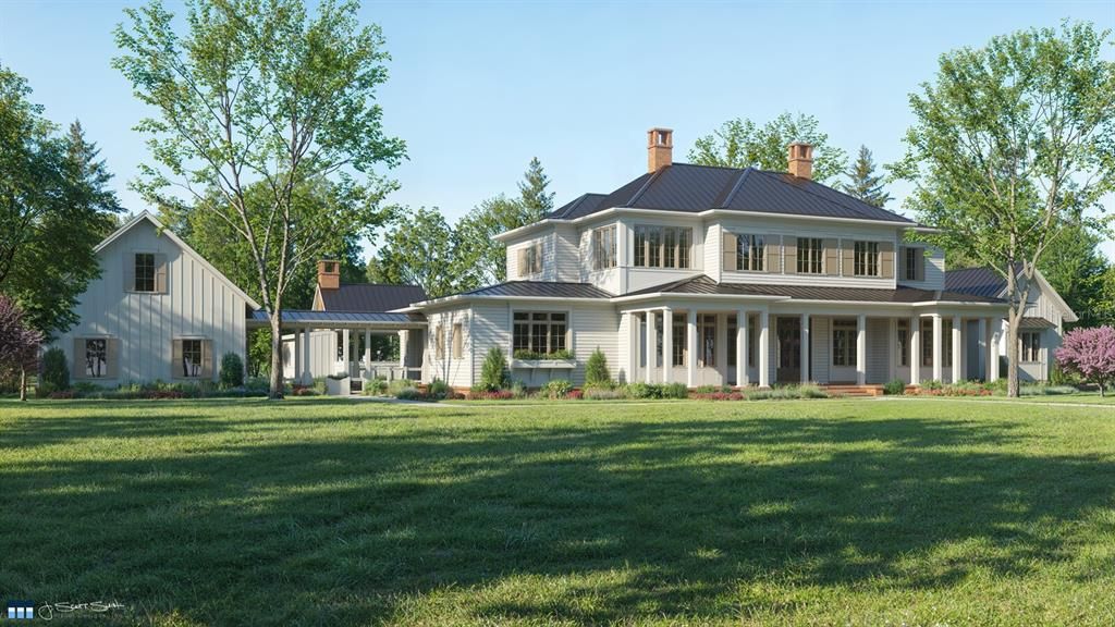 Backyard, Exterior, Facade, Farmhouse