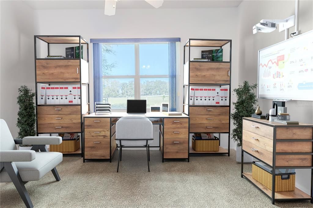 Home Office, Interior
