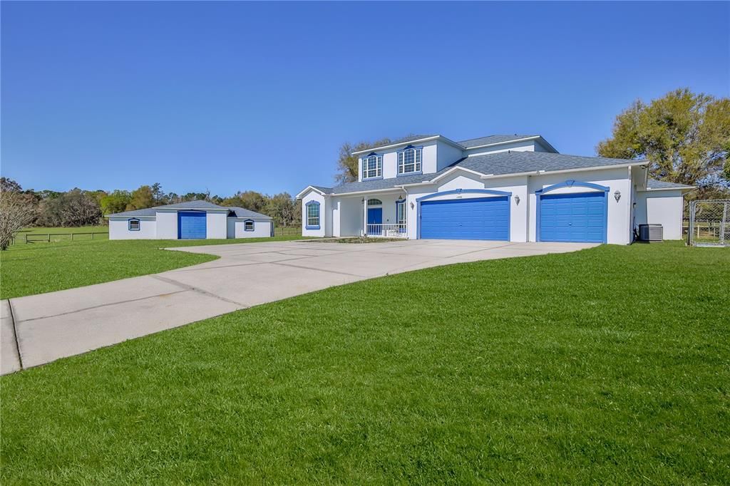 Attached, Backyard, Detached Garage, Exterior, Facade, Mediterranean