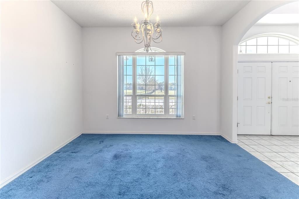 Chandelier, Empty room, Interior