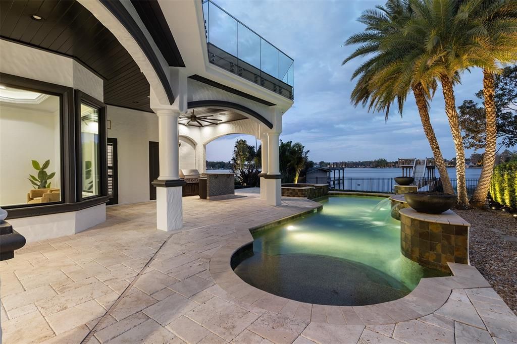 Exterior, Outdoor Kitchen, Pool, Water