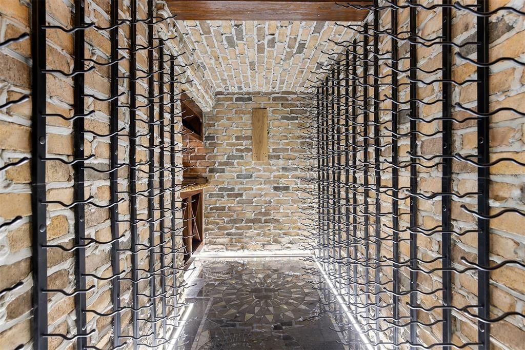 Interior, Stone Walls, Wine Storage