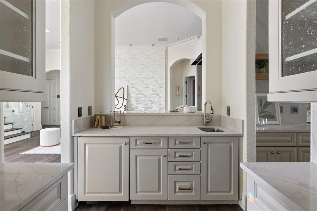 Bathroom, Dual Sink Vanities, Interior, Wood Texture Flooring