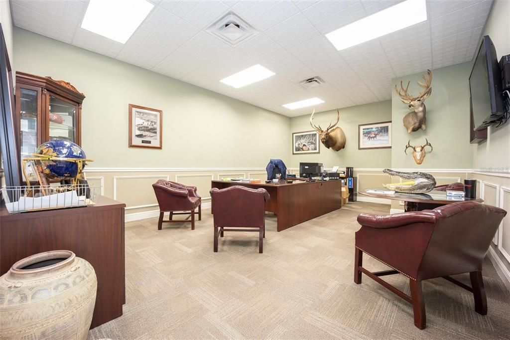 Home Office, Interior, Recessed Lighting