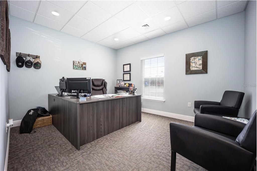 Home Office, Interior, Recessed Lighting