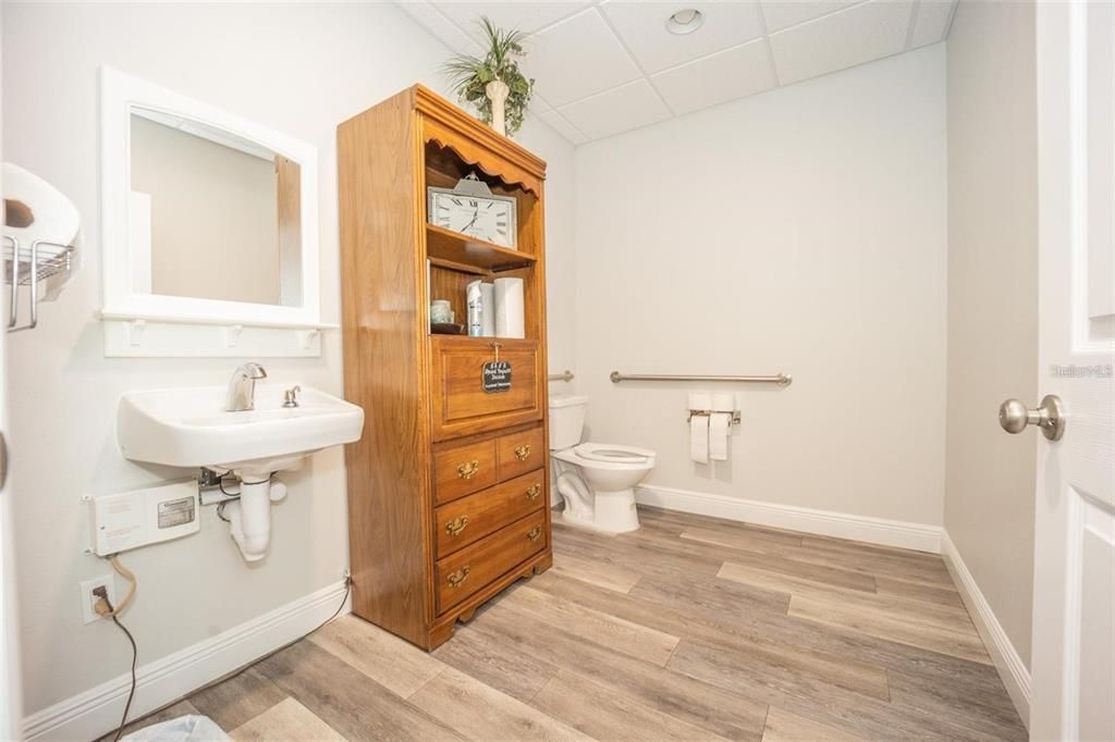 Bathroom, Interior, Wood Texture Flooring