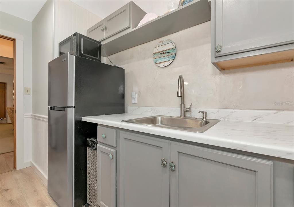 Interior, Kitchen, Wood Texture Flooring