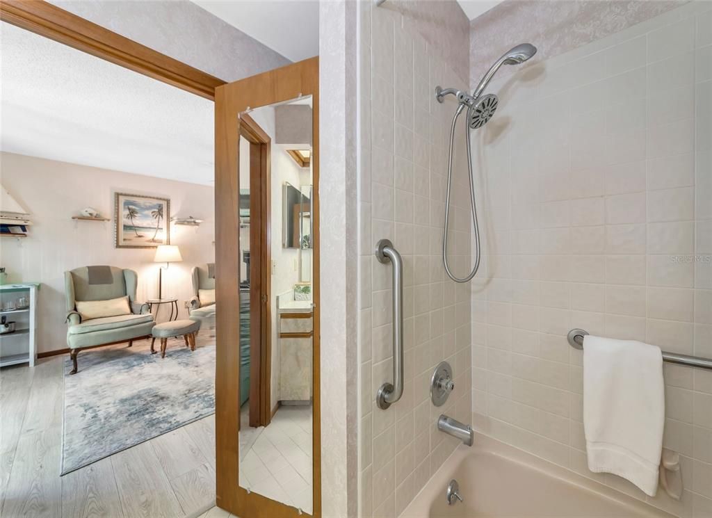 Bathroom, Interior, Wood Texture Flooring