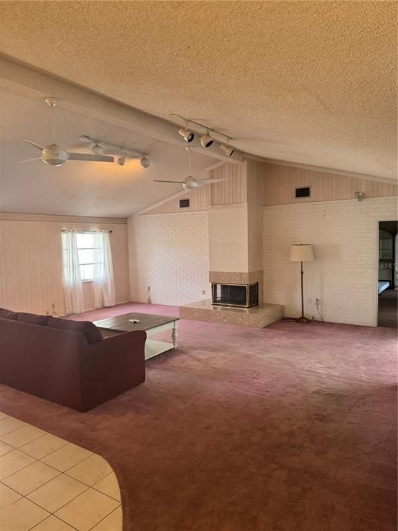 Billiard Table, Fireplace, Game Room, Interior, Living room