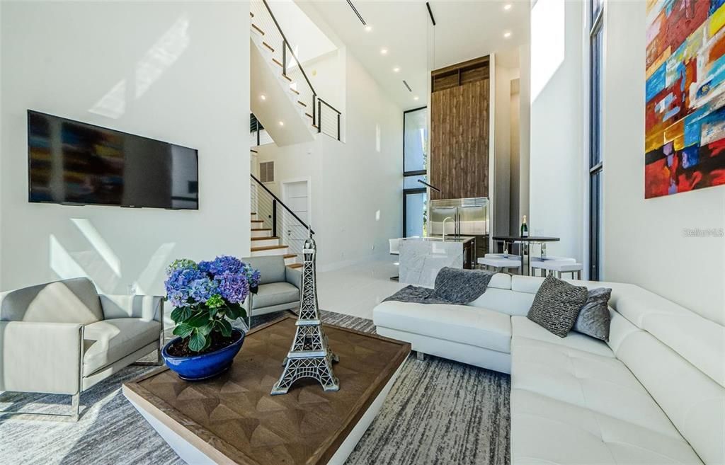 Dining room, Interior, Living room, Recessed Lighting