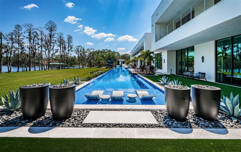 Backyard, Exterior, Pool, Water