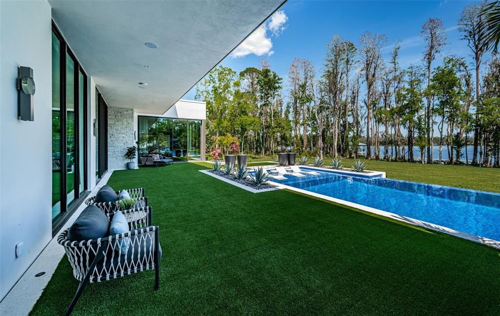 Backyard, Exterior, Pool, Water