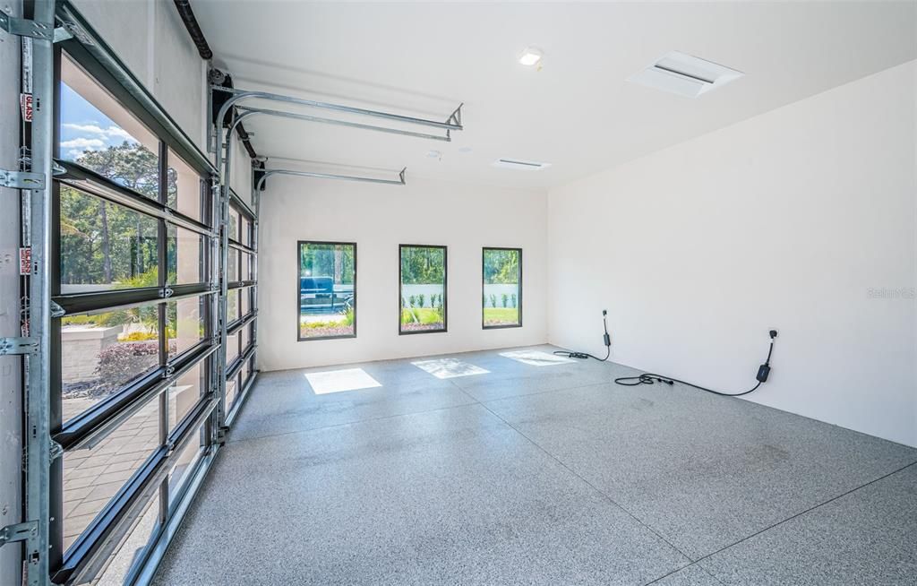 Garage, Interior, Recessed Lighting