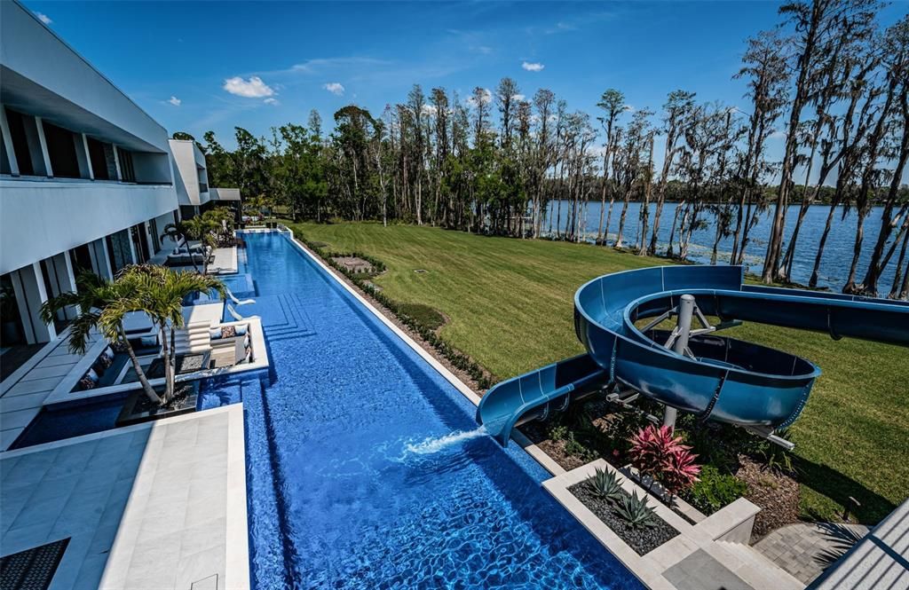 Backyard, Exterior, Playground, Pool, Water