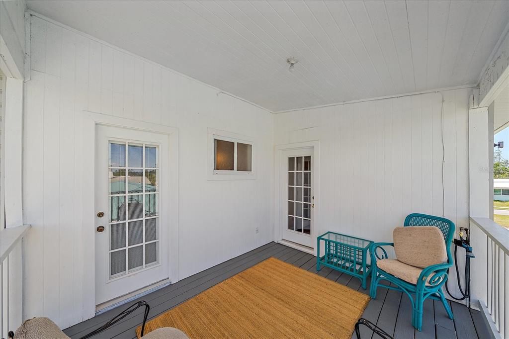 Exterior, Wood Texture Flooring