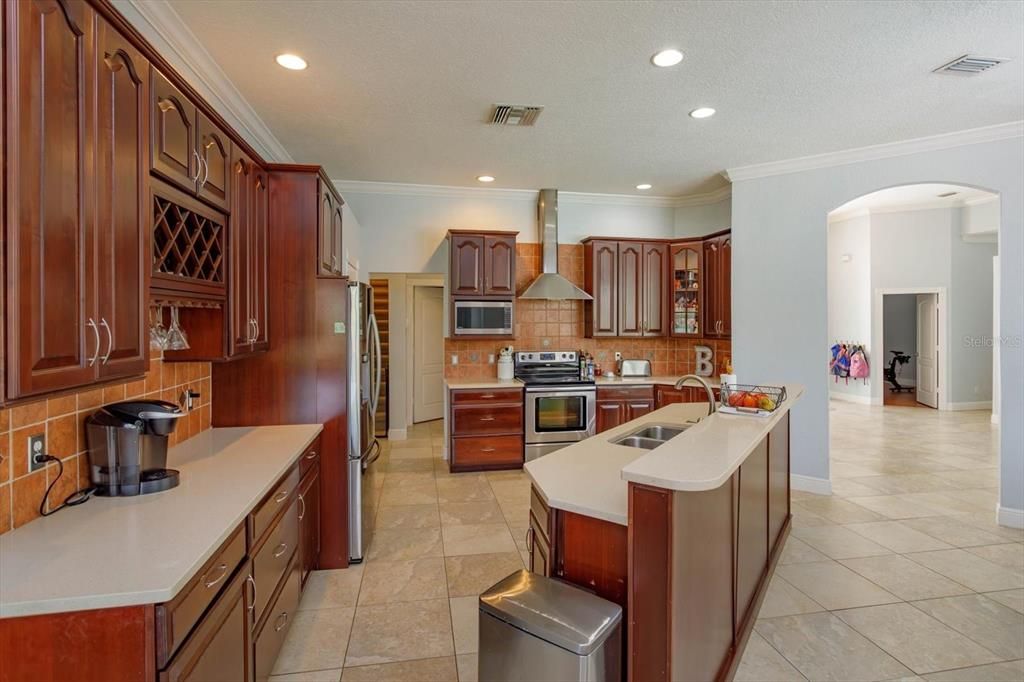 Interior, Kitchen, Recessed Lighting, Stainless Steel Appliances