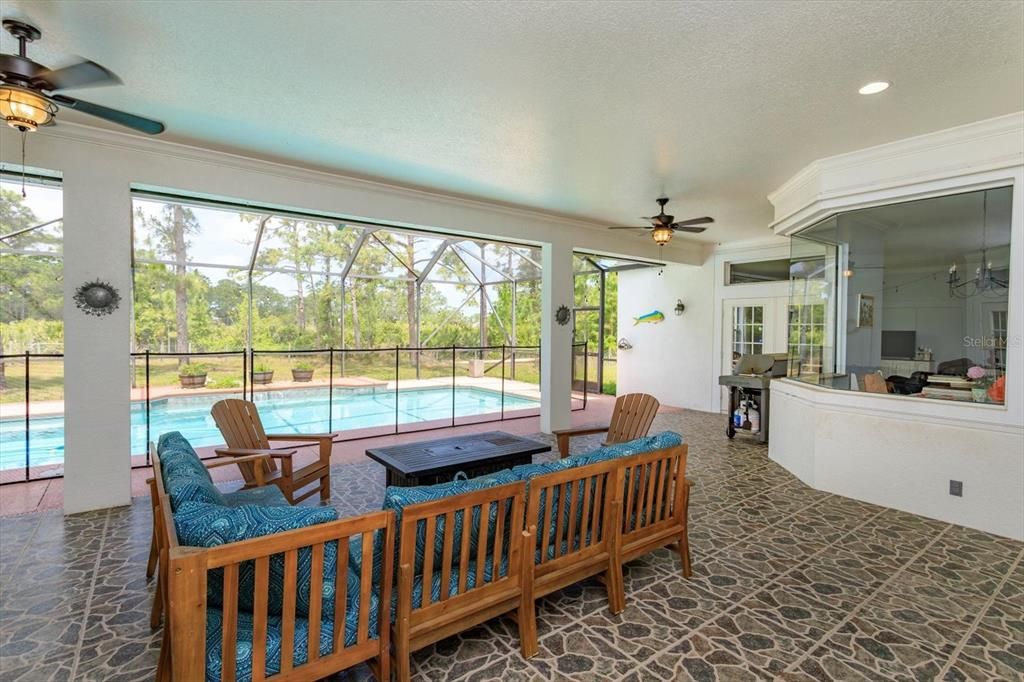 Glass Ceilings, Interior, Pool, Recessed Lighting, Sun Room