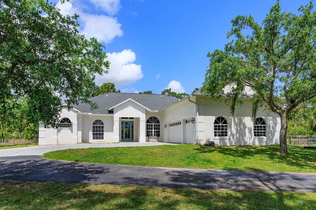 Attached, Backyard, Exterior, Facade, Ranch