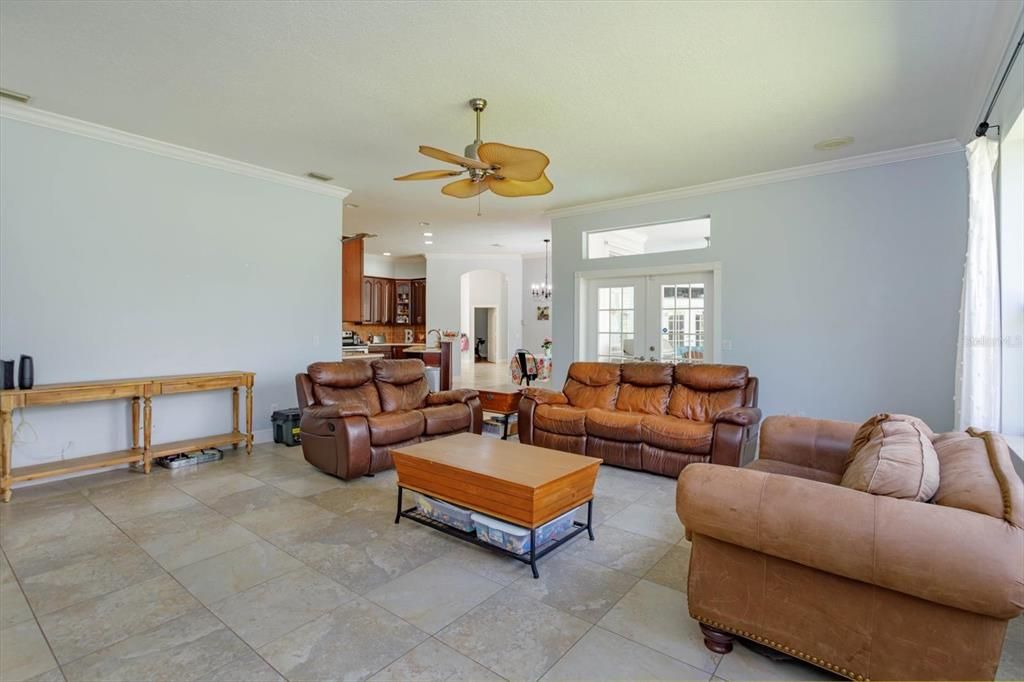 Interior, Living room, Recessed Lighting