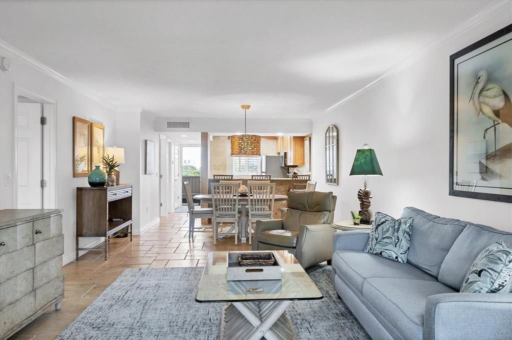 Dining room, Interior, Kitchen, Living room, Pendant Lights