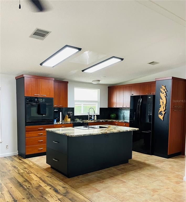 Interior, Kitchen, Wood Texture Flooring