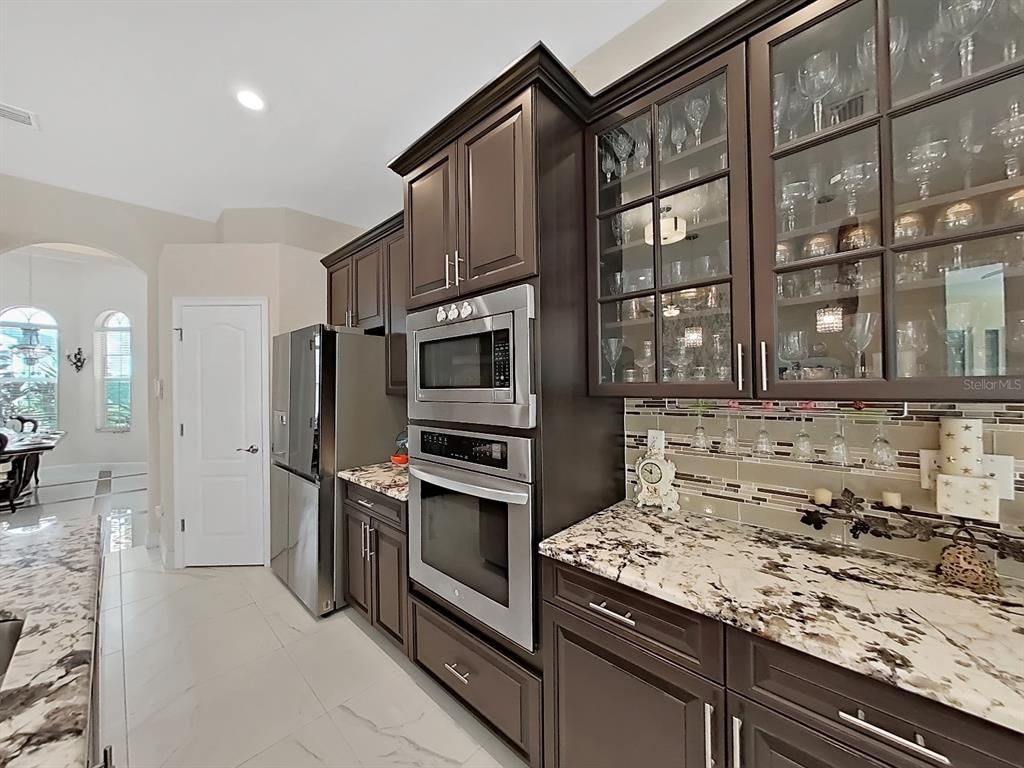 Interior, Kitchen, Marble, Recessed Lighting